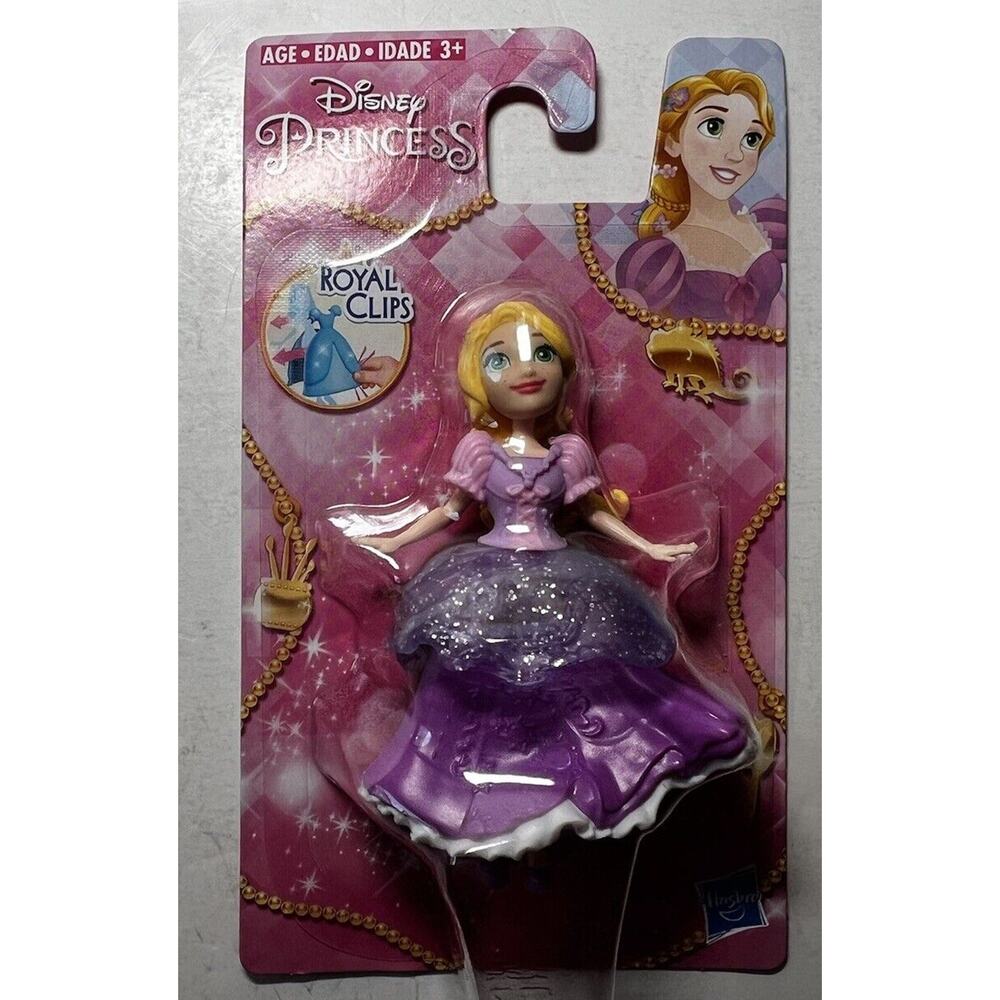 NEW Disney Princess Rapunzel Royal Clips Clip-on Dress Tangled Hasbro NIP